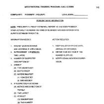 APCO National Training Course Student's Manual