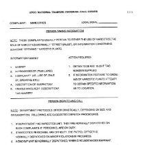 APCO National Training Course Student's Manual