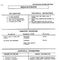 APCO National Training Course Student's Manual