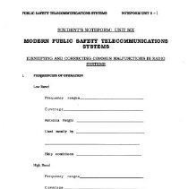 APCO National Training Course Student's Manual