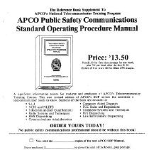 APCO National Training Course Student's Manual