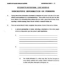 APCO National Training Course Student's Manual