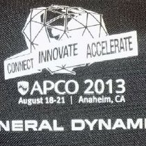 Tote bag from the 2013 APCO Annual Conference