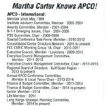 2nd Vice President Candidacy - Martha Carter