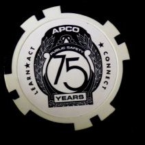 APCO 75th Anniversary Poker Chip