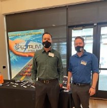 Current NAPCO President Karol Grover With Joe Jackson 10/28/2021