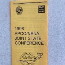 North Carolina Chapter 1996 APCO/NENA Joint State Conference Pamphlet