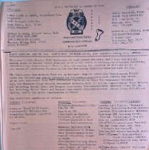 North Carolina Chapter 1986 Fall Conference information November 18-21, 198