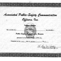 Public Safety Communication Seminar, 1974