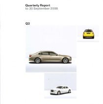 BMW Group Interim Report to 30 September 2008
