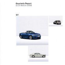 BMW Group Interim Report to 31 March 2008
