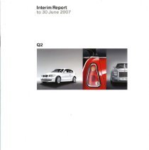 BMW Group Interim Report to 30 June 2007