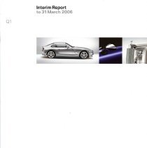BMW Group Interim Report to 31 March 2006