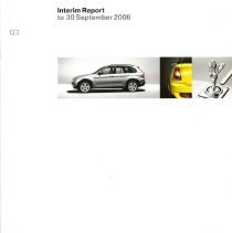 BMW Group Interim Report to 30 September 2006