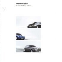 BMW Group Interim Report to 31 March 2005