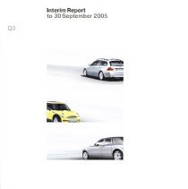 BMW Group Interim Report to 30 September 2005