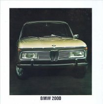 BMW 2000 Sedan brochure