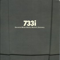 1980 E23 733i brochure