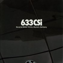 1981 E24 633CSi brochure