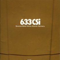 1979 E24 633CSi brochure
