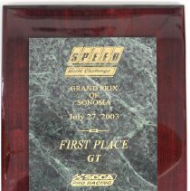 2003 Grand Prix of Sonoma Trophy