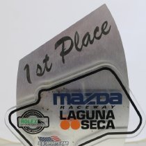 Laguna Seca 1st place trophy