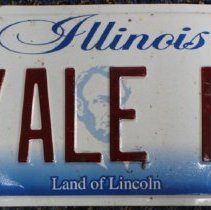 Illinois Yale R license plate