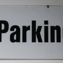 2002 Parking Only sign