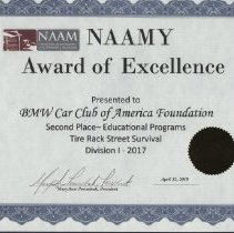 NAAMY Award -- Second Place