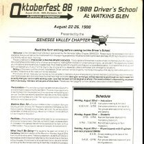 Oktoberfest 88 Registration Packet