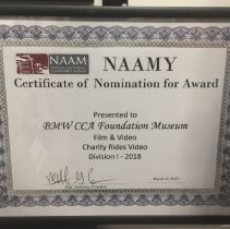 NAAMY Film & Video Award