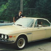 Michael Izor with the coupe