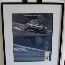 BMW E46 M3 GTR advertisement