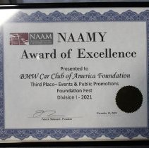 NAAMY - 3rd place - Foundation Fest