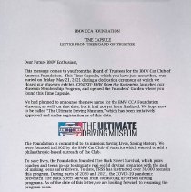 Letter From the Board ot Trustees