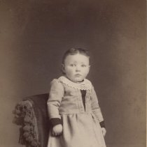 Cooper Family, young girl, unidentified, c. 1880-1900