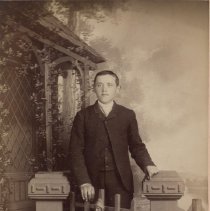 Cooper Family, Unidentified Young Man, 1880-1900