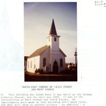 Christ Evangelical Lutheran Church, Oral History