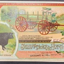 Advertisement for Agricultural Implements, 1893