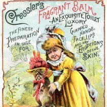 Advertisement for Cressler's Fragrant Balm, c. 1890s