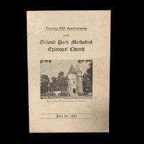 25th Anniversary of the Twin Towers Church Pamphlet, 1923