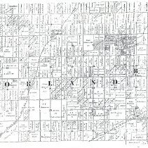 Orland Plat Map, 1886