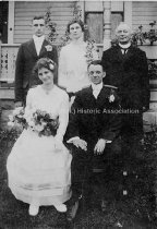 Group Portrait—Wedding party of Irma Sykes Morgan