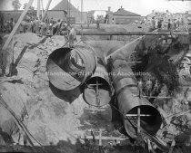 Raceway Construction above Dow Street