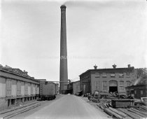 Repairs on Central Division Boiler House Chimney, 268 Feet High