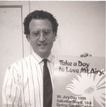 Mark Bowden, 1989, chaiman, Mt. Airy Day, by Ruth  R. Russell