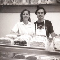 Irvin Boyd, with wife Karen,  owners of Bredenbeck's Bakery