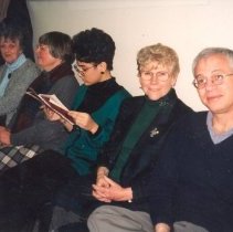 Richard Baron ( far right), 1990s