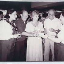 6.Sylvia Goldberg, Bob and Cathy McGuckin, Frank Moeschlin