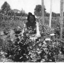 7.Unidentified woman in Victory Garden at St. Andrew's Rd.